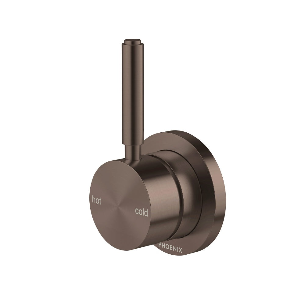 Phoenix Vivid Mkii Switchmix Shower / Wall Mixer Pin Up Fit-Off Kit Brushed Bronze 146-2808-24-1
