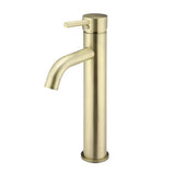 Meir Round Tall Curved Basin Mixer PVD Tiger Bronze MB04-R3-PVDBB