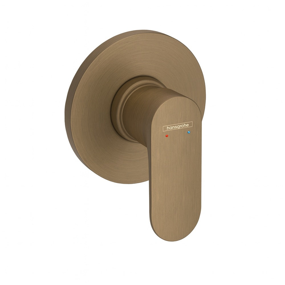 Hansgrohe Rebris S Single Lever Shower Mixer For Concealed Installation Brushed Bronze 72649140