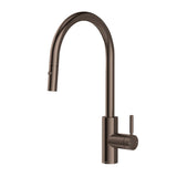Phoenix Vivid MKII Pull Out Sink Mixer 240mm Gooseneck Brushed Bronze 146-7120-24-1