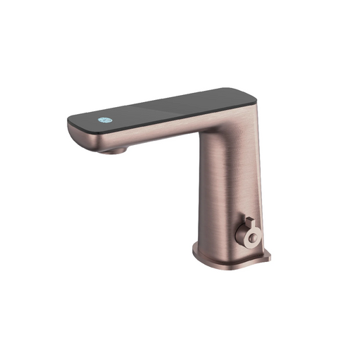 Nero Claudia Sensor Mixer With Black Top Display Brushed Bronze NR222101BZ