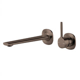 Phoenix Vask SwitchMix Wall Basin / Bath Mixer Set 200mm Pin Up Brushed Bronze 139-2820-24-1