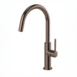 Phoenix Vask Sink Mixer 190mm Gooseneck Brushed Bronze 139-7330-24-1