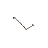 Nero Mecca Care 32mm Ambulant Toilet Grab Rail 45 Degree 750X450mm Brushed Bronze NRCR3245ABZ