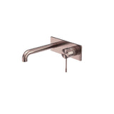 Nero Opal Wall Basin/Bath Mixer 260mm Spout Brushed Bronze NR251907A260BZ