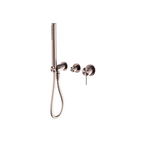 Nero Mecca Shower Mixer Divertor Systerm Separate Back Plate Brushed Bronze NR221912FBZ