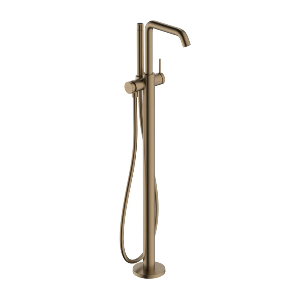 Hansgrohe Tecturis S Single Lever Bath Mixer Floor-Standing Brushed Bronze 73440143