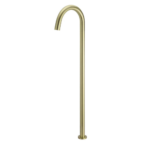 Meir Round Freestanding Bath Spout PVD Tiger Bronze MB06-PVDBB