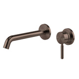 Phoenix Vivid Mkii Switchmix Wall Basin / Bath Mixer Set 200mm Fit-Off Kit Brushed Bronze 146-2812-24-1