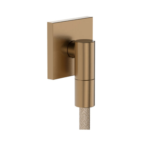 Hansgrohe Fixfit Fine E Wall Outlet w/ Non-Return Valve Brushed Bronze 28883140