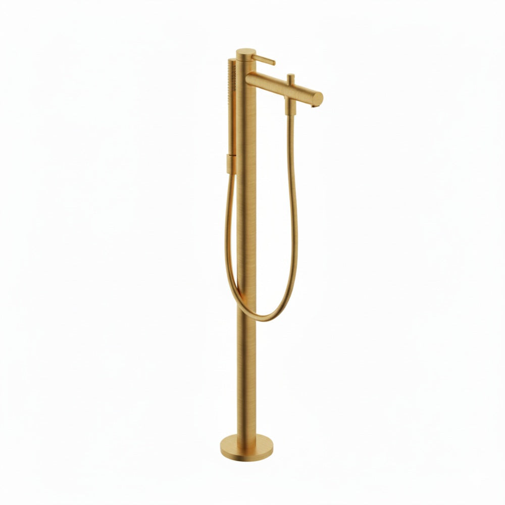 Hansgrohe Zesis S Single Lever Bath Mixer Floor-Standing Brushed Bronze 74445143