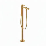 Hansgrohe Zesis S Single Lever Bath Mixer Floor-Standing Brushed Bronze 74445143