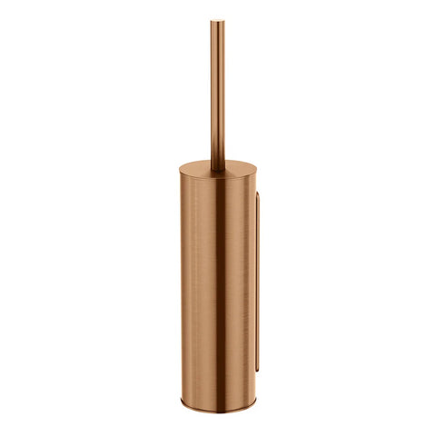 Meir Round Toilet Brush & Holder Lustre Bronze MTO02N-R-PVDBZ