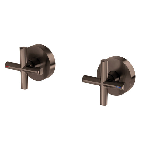 Phoenix Vivid Slimline Plus Wall Top Assemblies Brushed Bronze 119-0600-24-1