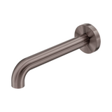 Nero Mecca Basin/Bath Spout Ii Only Push Fit 60x12mm Backplate 120mm Brushed Bronze NR221903D120BZ