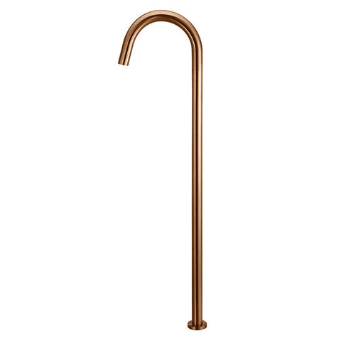 Meir Round Freestanding Bath Spout Lustre Bronze MB06-PVDBZ