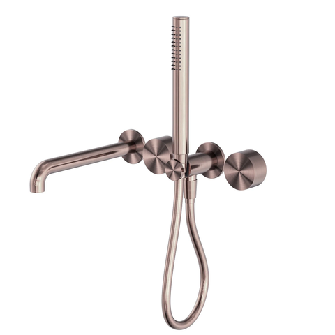 Nero Kara Progressive Shower System (Separate Plates) 250mm Trim Kits Only Brushed Bronze NR271903B250TBZ