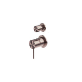 Nero Mecca Shower Mixer With Divertor Separate Back Plate Brushed Bronze NR221911sBZ