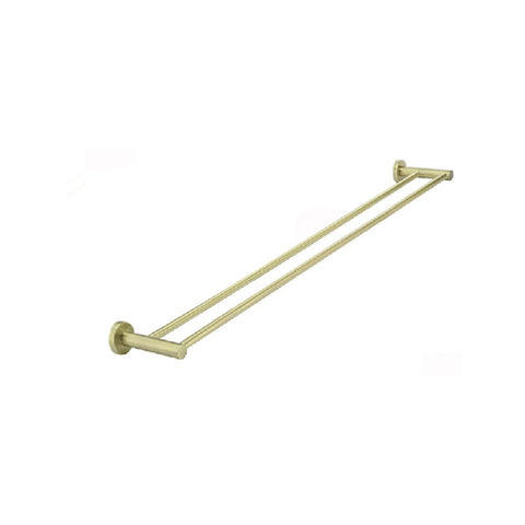 Meir Round Double Towel Rail 600mm PVD Tiger Bronze MR01-R-PVDBB