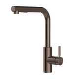 Phoenix Vivid MKII Pull Out Sink Mixer 230mm L Shaped Brushed Bronze 146-7125-24-1