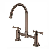 Phoenix Cromford Exposed Sink Set Brushed Bronze 134-1070-24-1