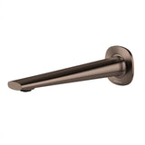 Phoenix Vask Wall Basin / Bath Outlet 200mm Brushed Bronze 139-7610-24-1