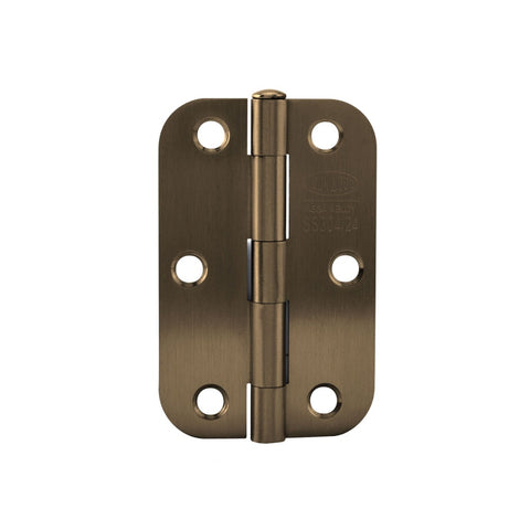 Lockwood Loose Pin Radius 90 x 60 mm x 1.5 mm Hinge Bz PVD (Pack of 2) Satin Bronze VIVLPR/BZPVD