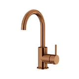Meir Round Gooseneck Basin Mixer Lustre Bronze MB17-PVDBZ