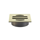 Meir Square Floor Grate Shower Drain 50mm Outlet PVD Tiger Bronze MP06-50-PVDBB