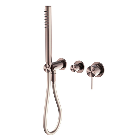 Nero Mecca Shower Mixer Diverter Systerm Separate Back Plate Trim Kits Only Brushed Bronze NR221912FTBZ