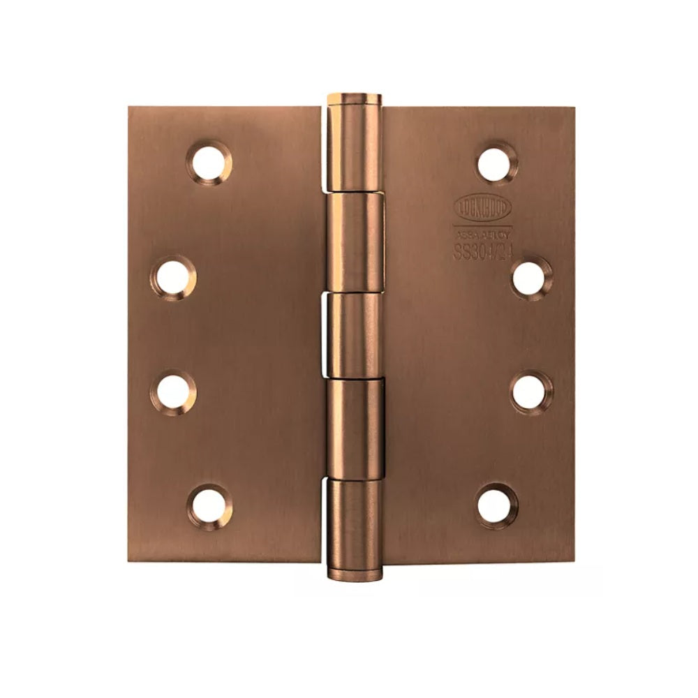 Lockwood Vivid Loose Pin 100 x 100 mm x 2.5 mm Hinge Bz PVD (Pack of 12) Satin Bronze VIV100LP/BZPVD