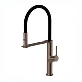 Phoenix Vask Flexible Hose Sink Mixer 200mm Brushed Bronze 139-7110-24-1