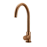 Meir Round Kitchen Mixer Tap - Pinless Handle Lustre Bronze MK03PN-PVDBZ