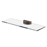 Phoenix Vivid MKII Glass Shelf 300mm Brushed Bronze 146-8600-24