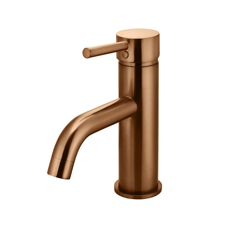 Meir Round Basin Mixer Curved Lustre Bronze MB03-PVDBZ