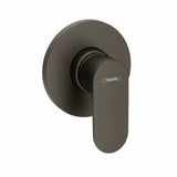 Hansgrohe Rebris S Single Lever Shower Mixer For Concealed Installation Brushed Black Chrome 72649340