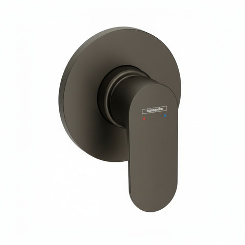 Hansgrohe Rebris S Single Lever Shower Mixer For Concealed Installation Brushed Black Chrome 72649340
