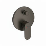 Hansgrohe Rebris S Single Lever Bath Mixer For Concealed Installation For Ibox Universal Brushed Black Chrome 72466343