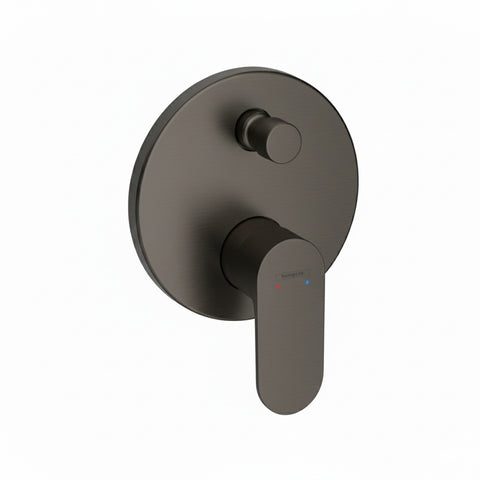 Hansgrohe Rebris S Single Lever Bath Mixer For Concealed Installation For Ibox Universal Brushed Black Chrome 72466343