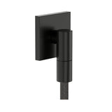 Hansgrohe Fixfit Fine E Wall Outlet w/ Non-Return Valve Brushed Black Chrome 28883340