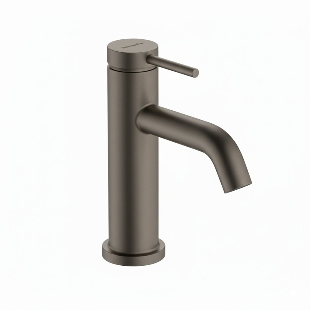 Hansgrohe Tecturis S Single Lever Basin Mixer 80 Lead Free Brushed Black Chrome 73380343