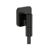 Hansgrohe Fixfit Fine Q Wall Outlet w/ Non-Return Valve Brushed Black Chrome 28884340