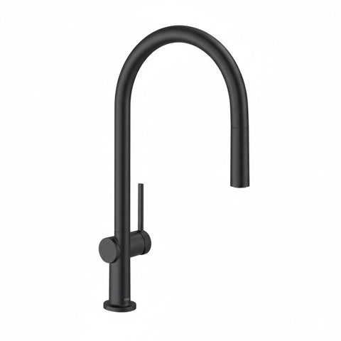 Hansgrohe Talis M54 Kitchen Mixer 210 Brushed Black Chrome 72802343