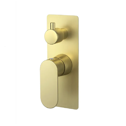 Otti Vetto Wall Diverter Mixer Brushed Gold V11DSMBG