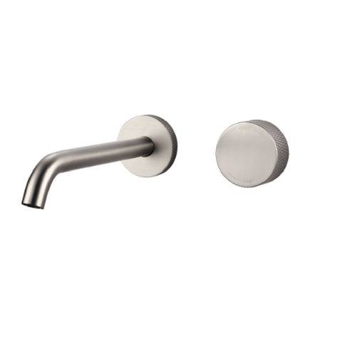 Vito Bertoni Luxx Wall Basin Set 220mm Brushed Nickel 62045