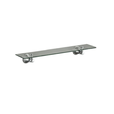 Ikon Clasico Glass Shelf Brushed Nickel 66509BN