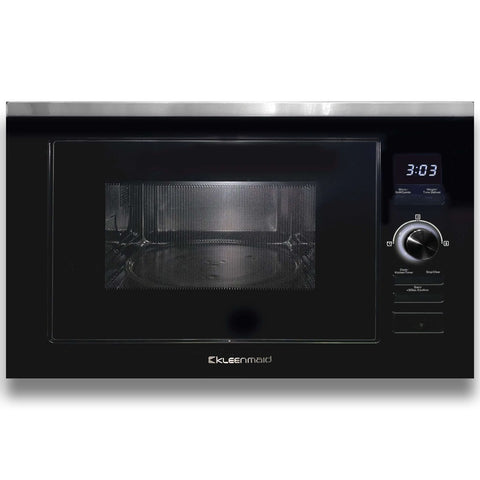 Kleenmaid Multi Stage Built In Microwave Grill Oven 28L Black MWG4521X