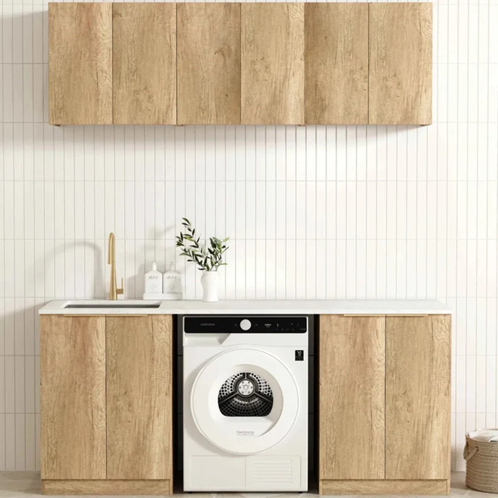 Otti Byron/Bondi Laundry Kit 1960B Natural Oak / Matte White Top LA-1960B-BYN-MW