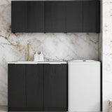 Otti Byron/Bondi Laundry Kit 1715B Black Oak / Matte White Top LA-1715B-BYB-MW