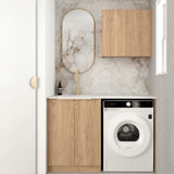 Otti Byron/Bondi Laundry Kit 1305A Natural Oak / Matte White Top LA-1305A-BYN-MW